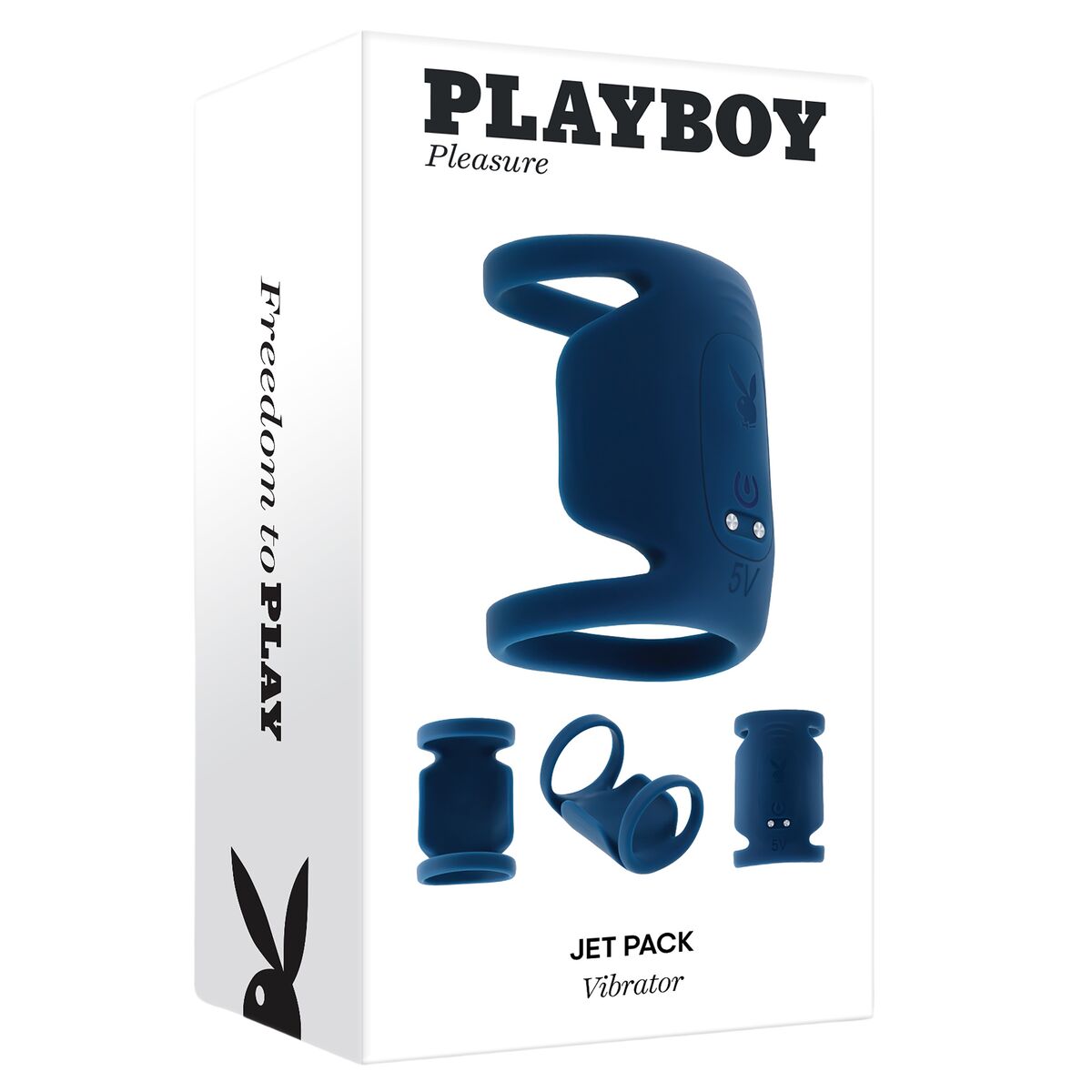 Vibrační kroužek Evolved Playboy Modrý